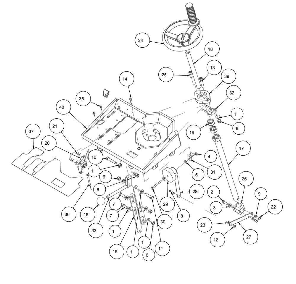Section 08 Diagram and Parts List for MK-2013HE 155714 MK Diamond Concrete Saw
